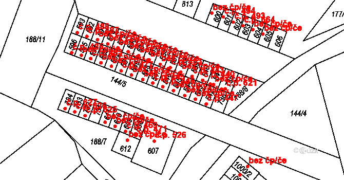Černovice 442, Katastrální mapa