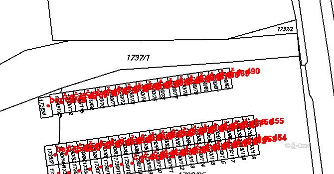 Miřetice u Klášterce nad Ohří 484, Klášterec nad Ohří na parcele st. 1730/76 v KÚ Miřetice u Klášterce nad Ohří, Katastrální mapa