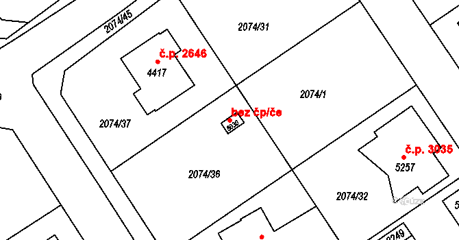 Dvůr Králové nad Labem 41882130 na parcele st. 5030 v KÚ Dvůr Králové nad Labem, Katastrální mapa
