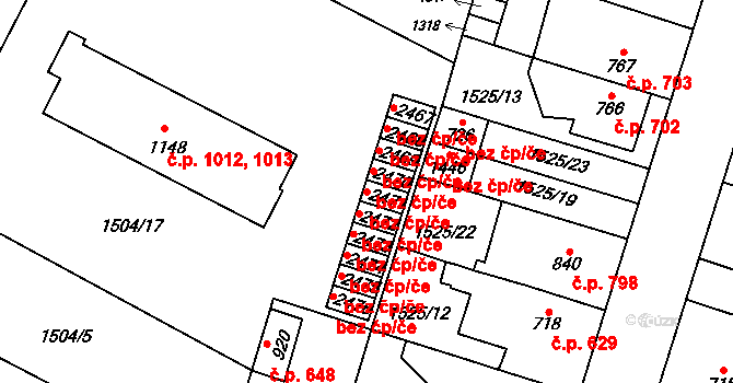 Třebechovice pod Orebem 41911130 na parcele st. 2471 v KÚ Třebechovice pod Orebem, Katastrální mapa