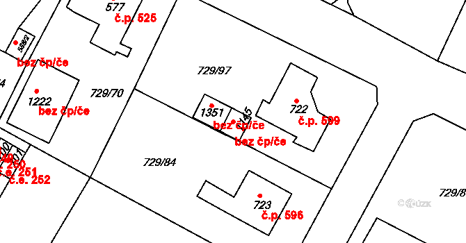 Osek 48478130 na parcele st. 1145 v KÚ Osek u Duchcova, Katastrální mapa