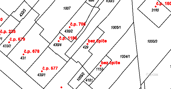 Lipník nad Bečvou 38118131 na parcele st. 429 v KÚ Lipník nad Bečvou, Katastrální mapa