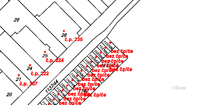 Zbýšov 39834131 na parcele st. 1137/24 v KÚ Zbýšov u Oslavan, Katastrální mapa