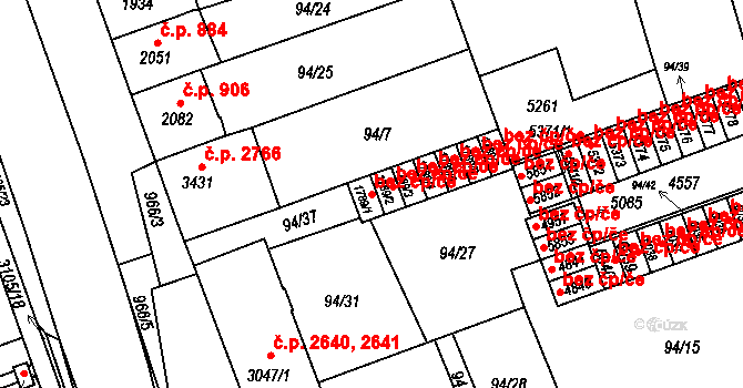Kroměříž 45000131 na parcele st. 1789/1 v KÚ Kroměříž, Katastrální mapa