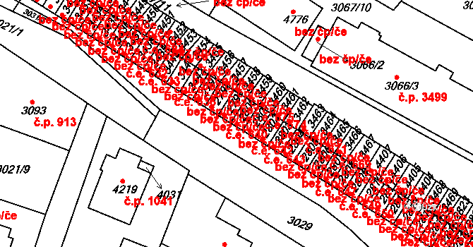 Havlíčkův Brod 50050133 na parcele st. 2800 v KÚ Havlíčkův Brod, Katastrální mapa
