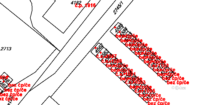 Havlíčkův Brod 1088 na parcele st. 4563 v KÚ Havlíčkův Brod, Katastrální mapa