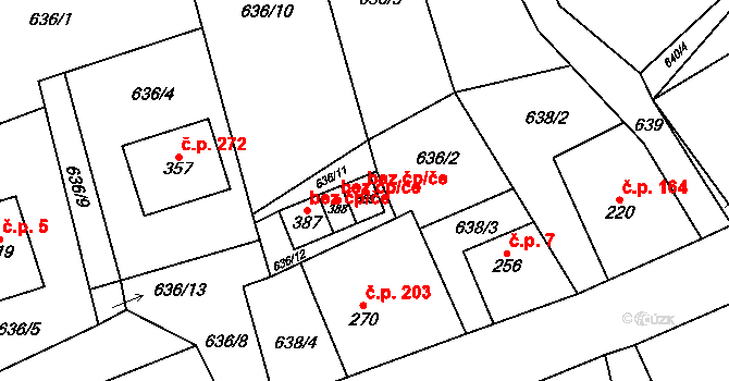 Písečná 38528134 na parcele st. 389 v KÚ Písečná u Jeseníka, Katastrální mapa