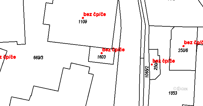 Světlá nad Sázavou 42925134 na parcele st. 1603 v KÚ Světlá nad Sázavou, Katastrální mapa