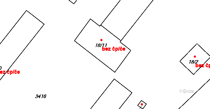 Bohušov 48972134 na parcele st. 18/11 v KÚ Bohušov, Katastrální mapa