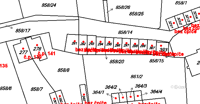 Mladkov 45479135 na parcele st. 294 v KÚ Mladkov, Katastrální mapa