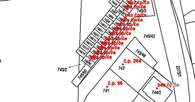 Suchdol nad Lužnicí 41518136 na parcele st. 745/56 v KÚ Suchdol nad Lužnicí, Katastrální mapa