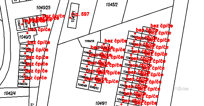 Frýdlant nad Ostravicí 46460136 na parcele st. 1046/57 v KÚ Frýdlant nad Ostravicí, Katastrální mapa