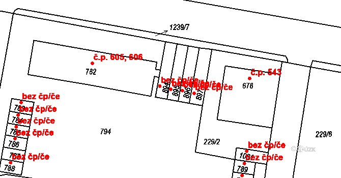 Benešov nad Ploučnicí 47241136 na parcele st. 895 v KÚ Benešov nad Ploučnicí, Katastrální mapa