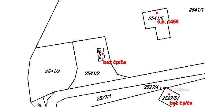 Orlová 48630136 na parcele st. 2541/4 v KÚ Horní Lutyně, Katastrální mapa