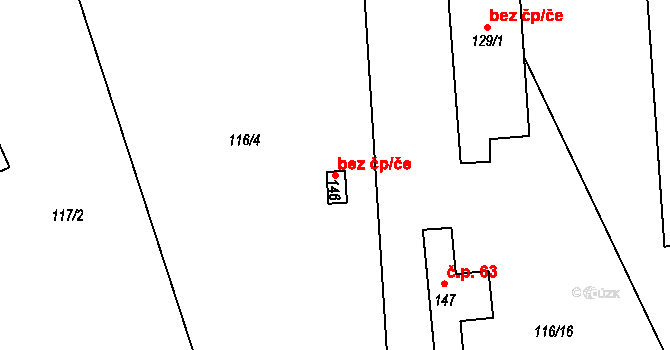Bošilec 48821136 na parcele st. 146 v KÚ Bošilec, Katastrální mapa