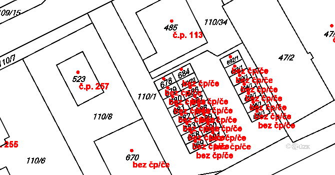 Holoubkov 47249137 na parcele st. 679 v KÚ Holoubkov, Katastrální mapa