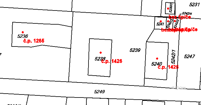 Rychvald 1426 na parcele st. 5238 v KÚ Rychvald, Katastrální mapa