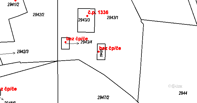 Frýdlant nad Ostravicí 40308138 na parcele st. 2943/5 v KÚ Frýdlant nad Ostravicí, Katastrální mapa