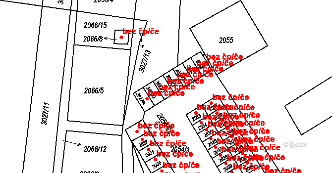 Štramberk 44880138 na parcele st. 3027/2 v KÚ Štramberk, Katastrální mapa