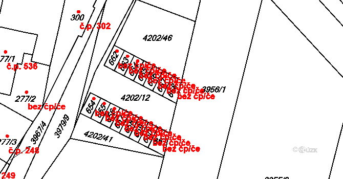 Lenešice 46251138 na parcele st. 668 v KÚ Lenešice, Katastrální mapa