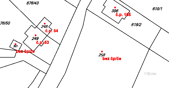 Malý Beranov 114, Katastrální mapa