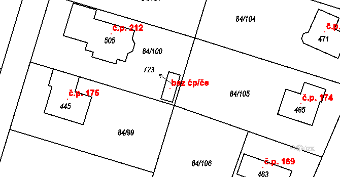 Babice 103235141 na parcele st. 723 v KÚ Babice, Katastrální mapa