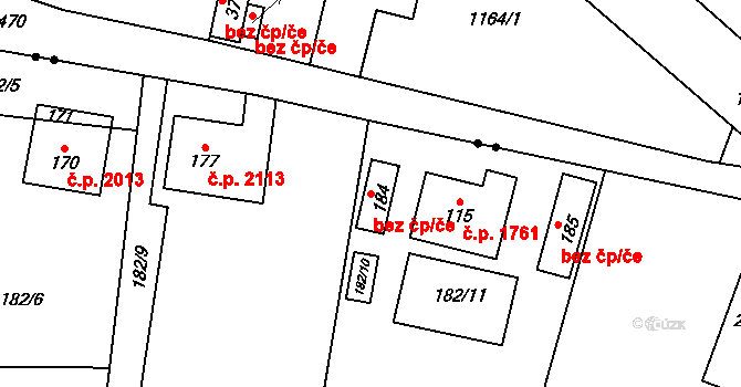 Hořice 39764141 na parcele st. 184 v KÚ Libonice, Katastrální mapa