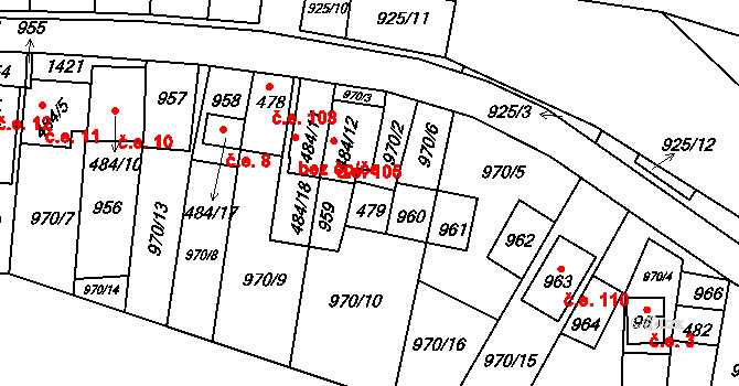 Chvalovice 41458141 na parcele st. 479 v KÚ Chvalovice, Katastrální mapa