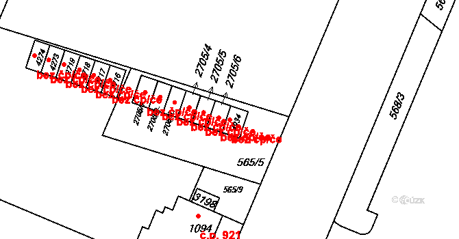 Šumperk 42011141 na parcele st. 4934 v KÚ Šumperk, Katastrální mapa