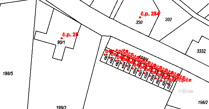Hrádek nad Nisou 47291141 na parcele st. 430/1 v KÚ Václavice u Hrádku nad Nisou, Katastrální mapa
