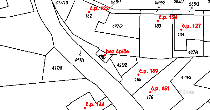 Jeníkov 48816141 na parcele st. 269 v KÚ Oldřichov u Duchcova, Katastrální mapa