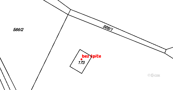 Štědronín-Plazy 22, Varvažov na parcele st. 108 v KÚ Zbonín, Katastrální mapa