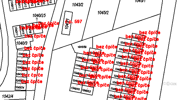 Frýdlant nad Ostravicí 46460144 na parcele st. 1046/58 v KÚ Frýdlant nad Ostravicí, Katastrální mapa