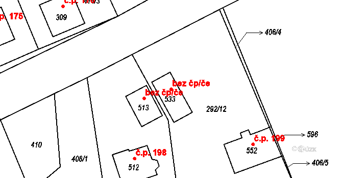 Jarošov nad Nežárkou 50321145 na parcele st. 533 v KÚ Jarošov nad Nežárkou, Katastrální mapa