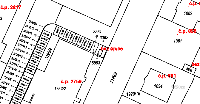 Šumperk 118173146 na parcele st. 6563 v KÚ Šumperk, Katastrální mapa