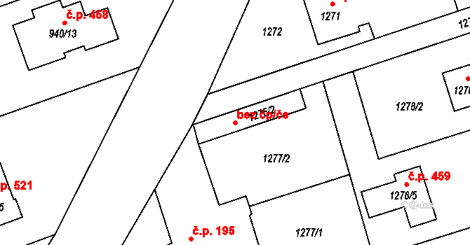 Bohumín 38249146 na parcele st. 1275/2 v KÚ Záblatí u Bohumína, Katastrální mapa