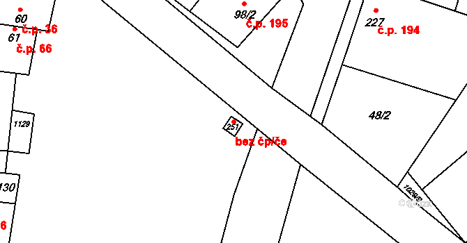 Černuc 45351147 na parcele st. 251 v KÚ Černuc, Katastrální mapa