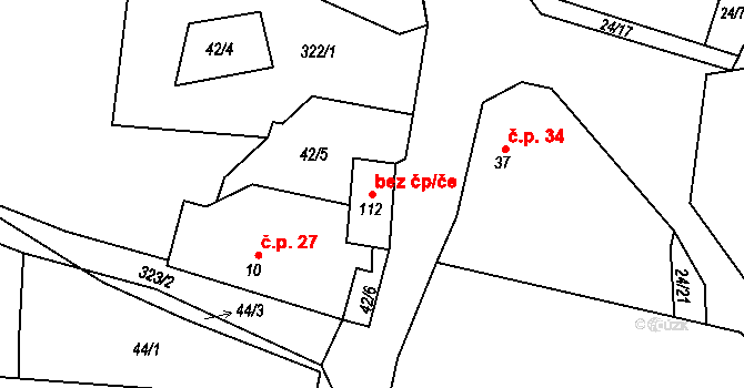 Chotěboř 105600148 na parcele st. 112 v KÚ Rankov u Chotěboře, Katastrální mapa