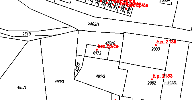 Jablonec nad Nisou 2698, Katastrální mapa