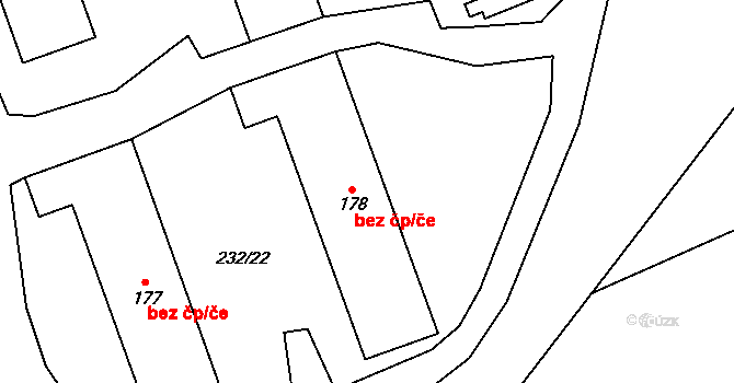 Teplice nad Metují 49844148 na parcele st. 178 v KÚ Dolní Teplice, Katastrální mapa