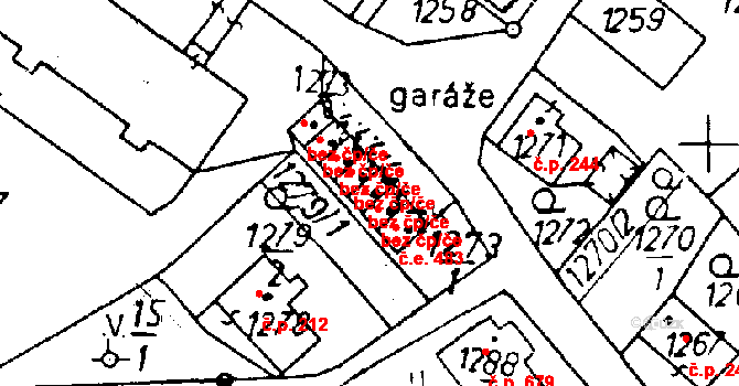 Rychnov u Jablonce nad Nisou 485 na parcele st. 1273/4 v KÚ Rychnov u Jablonce nad Nisou, Katastrální mapa