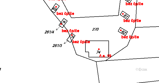 Zahájí 26, Hněvkovice, Katastrální mapa