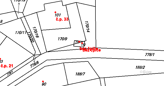 Sobotka 47499150 na parcele st. 112 v KÚ Stéblovice, Katastrální mapa
