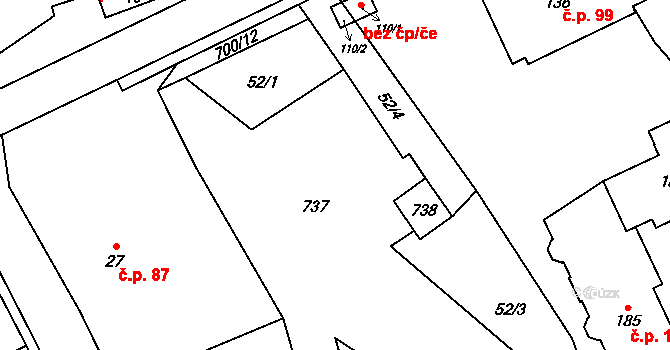 Teplice nad Bečvou 4, Katastrální mapa