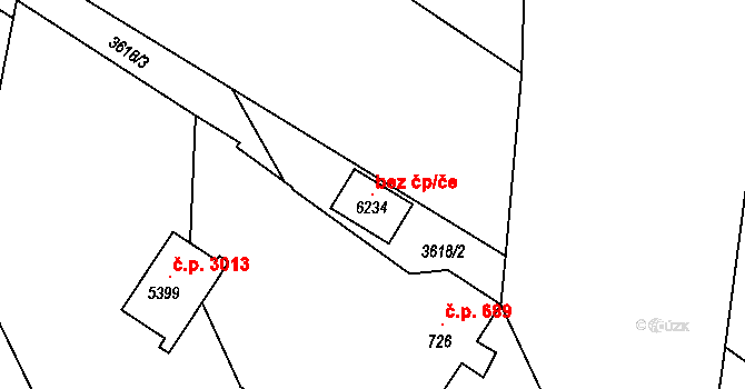 Dvůr Králové nad Labem 121703151 na parcele st. 6234 v KÚ Dvůr Králové nad Labem, Katastrální mapa