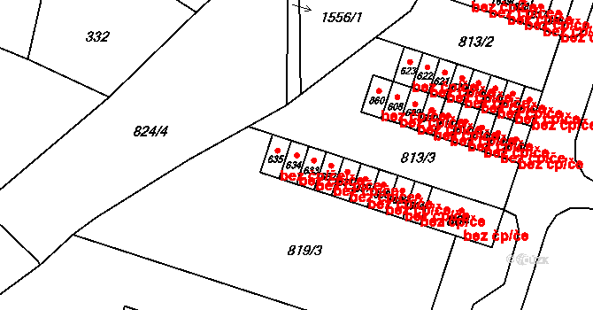 Doudleby nad Orlicí 44270151 na parcele st. 634 v KÚ Doudleby nad Orlicí, Katastrální mapa