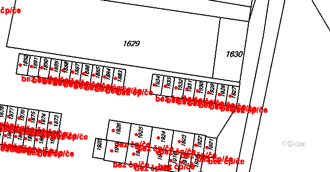 Mimoň 49087151 na parcele st. 1933 v KÚ Mimoň, Katastrální mapa