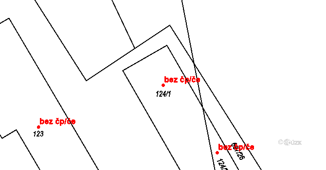 Opatov 44533152 na parcele st. 124/1 v KÚ Opatov u Jihlavy, Katastrální mapa