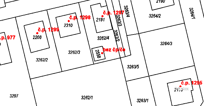 Lomnice nad Popelkou 48161152 na parcele st. 2558 v KÚ Lomnice nad Popelkou, Katastrální mapa