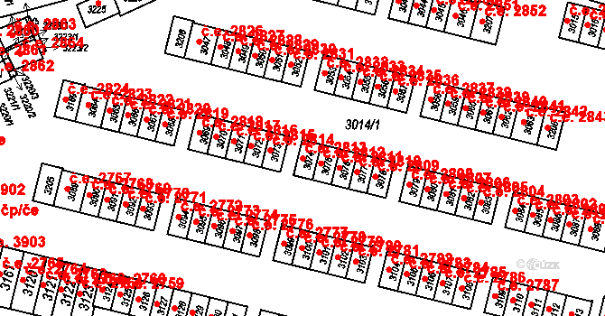 Podlesí 2813, Havířov na parcele st. 3074 v KÚ Bludovice, Katastrální mapa